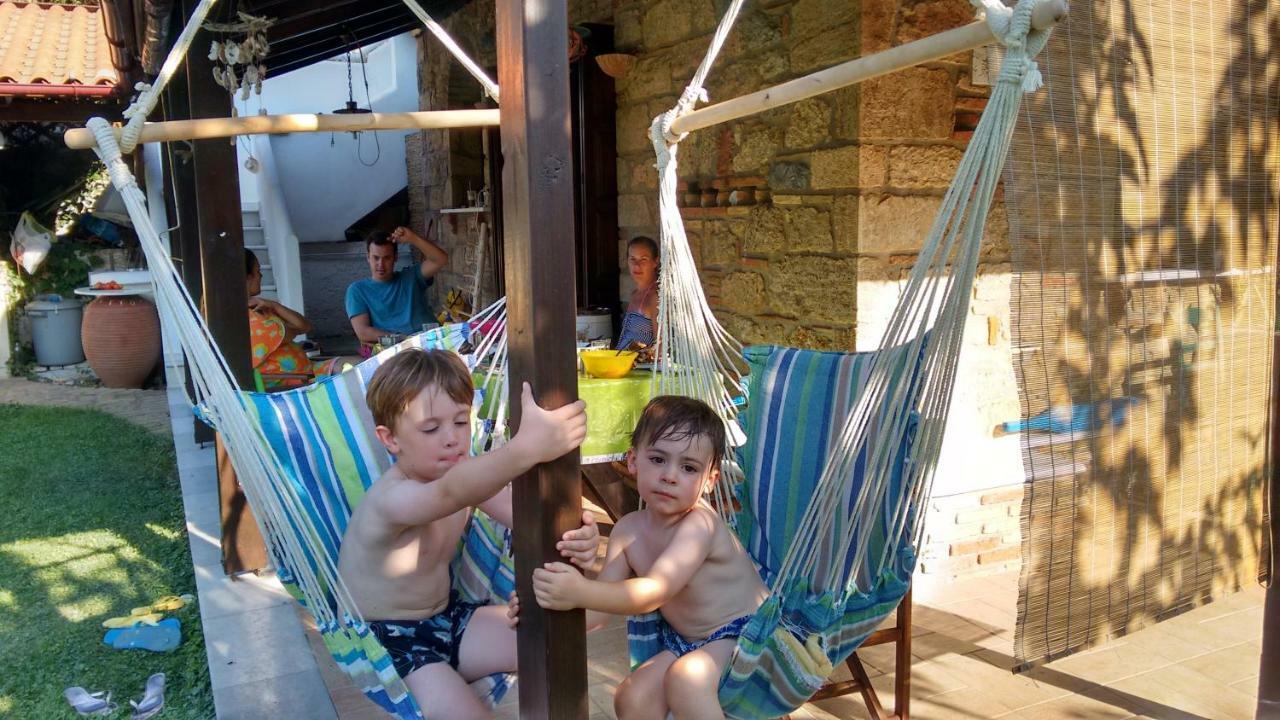 Kalogirou Stone House Apartment Limnionas  Bagian luar foto