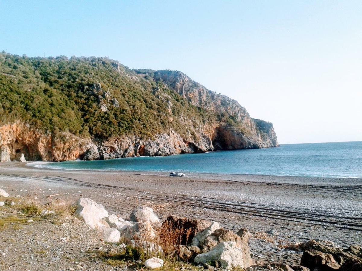 Kalogirou Stone House Apartment Limnionas  Bagian luar foto